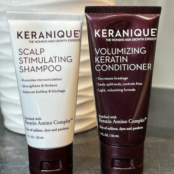 Keranique Keratin Shampoo Conditioner and Lift & Repair‎ Treatment Spray SEALED - Picture 2 of 9
